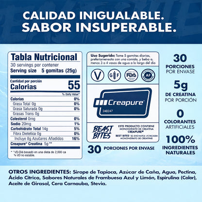 Gomitas de Creatina Beast Bites™  ⚠️20 %OFF⚠️