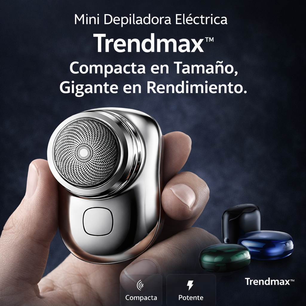 Mini Depiladora Eléctrica Trendmax™ — ¡Paga 1 y Lleva 2! (Compacta en Tamaño, Gigante en Rendimiento)