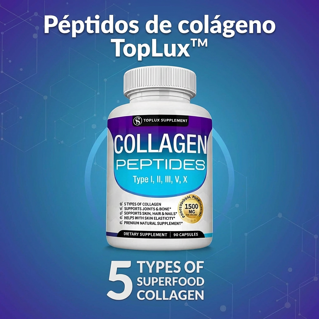 PAGA 1, LLEVATE 2 - Péptidos de colágeno TopLux™  Nutrición