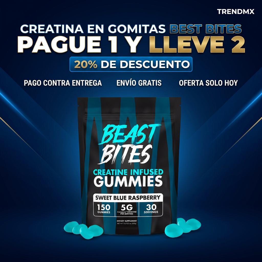 Gomitas de Creatina Beast Bites™  ⚠️20 %OFF⚠️