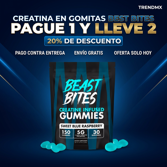Gomitas de Creatina Beast Bites™  ⚠️20 %OFF⚠️