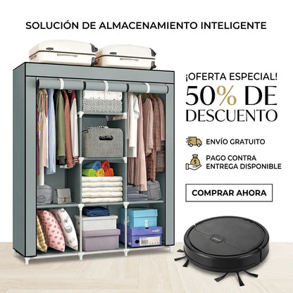 Closet Plegable Multiuso MaxCloset + Robo Aspirador CleanMAX 3 en 1  [ULTIMAS UNIDADES]